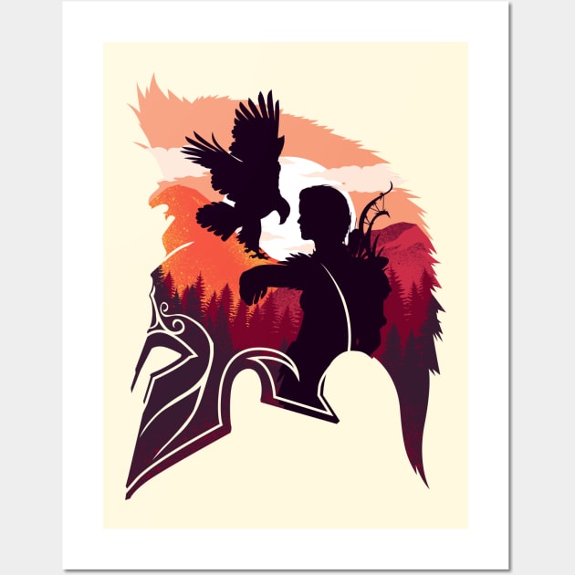 The Eagle Bearer Wall Art by HyperTwenty